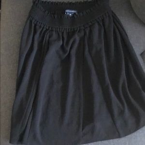 French Connection (XS)- Drape mini flared skirt